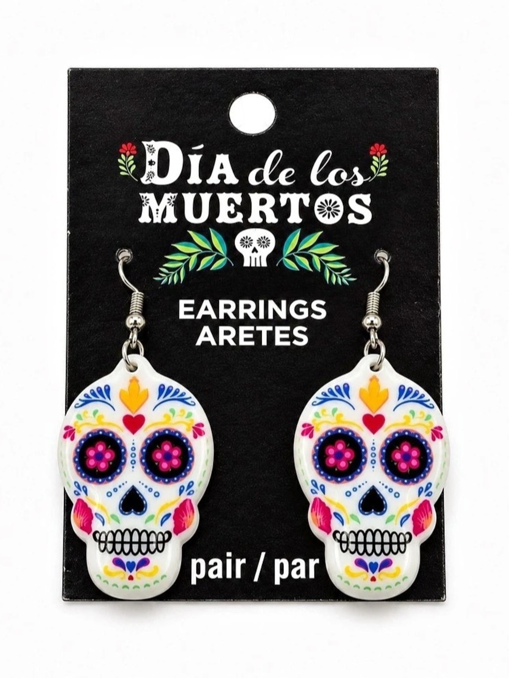 Dia de los Muertos Skull Earrings